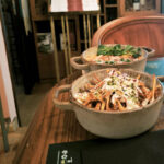 Castello 3. Πατάτες χρυσοβίτσας με custard τοπικών τυριών και μαύρη τρούφα