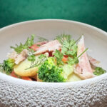 Σίλφιον 2. Καπνιστή πέστροφα με μικρές πατάτες